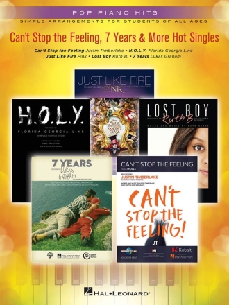 Can't Stop the Feeling, 7 Years & More Hot Singles Klavier Buch