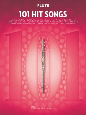101 Hit Songs: for flute
