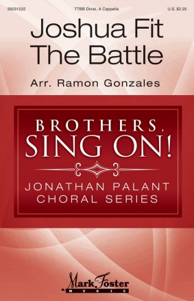 Ramon Gonzales, Joshua Fit the Battle TTBB a Cappella Chorpartitur