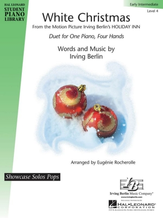 White Christmas Level 4 for piano 4 hands