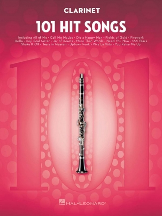 101 Hit Songs: for clarinet