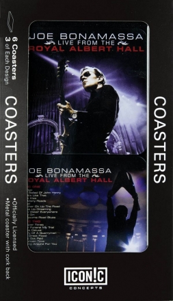 Joe Bonamassa Tin Coaster Set - Royal Albert Hall  Untersetzer