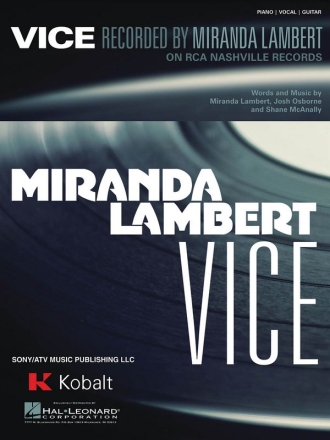 Vice Piano, Vocal and Guitar Blatt