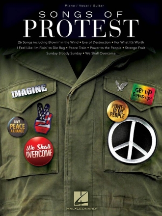 Songs of Protest Piano, Vocal and Guitar Buch