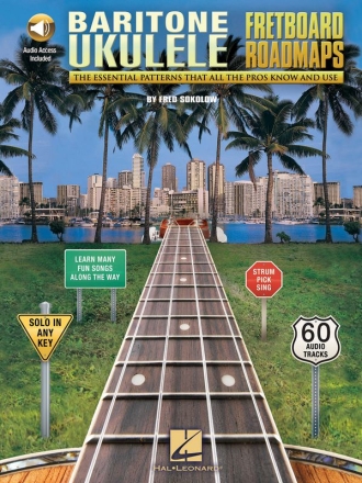 Fretboard Roadmaps - Baritone Ukulele (+Online Audio) for ukulele/tab