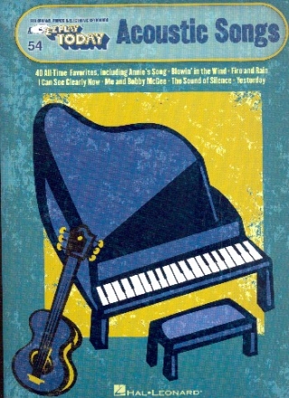 Acoustic Songs: for keyboard (organ/piano) E-Z play today vol.54