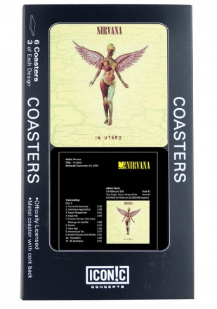 Nirvana Tin Coaster Set - In Utero  Untersetzer