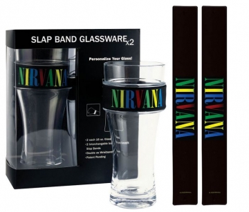 Nirvana 2-Pack Slap Band Pint Size Glassware  Glas