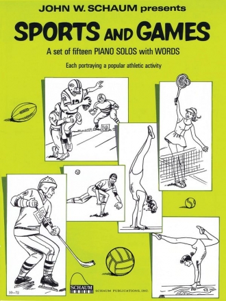 John W. Schaum, Sports and Games Klavier Buch