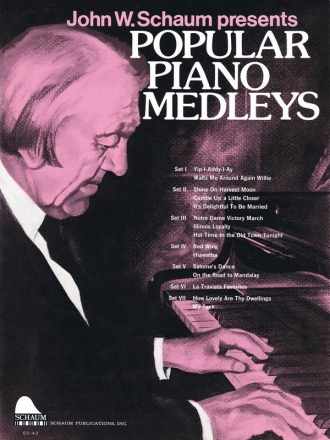 Popular Piano Medleys Klavier Buch