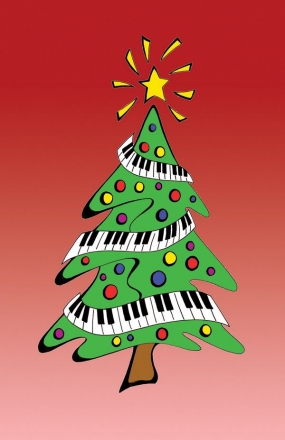 Recital Program #38 - Keyboard Christmas Tree Klavier Buch