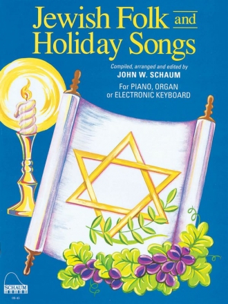 John W. Schaum, Jewish Folk & Holiday Songs Klavier Buch