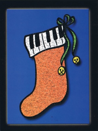 Christmas Card Klavier Buch