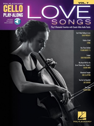 Love Songs (+Audio Access): for violin cello playalong vol.7