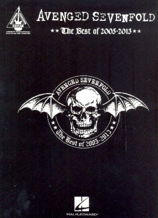 Avenged Sevenfold: The Best of 2005-2013 songbook vocal/guitar/tab/rock score recorded guitar versions