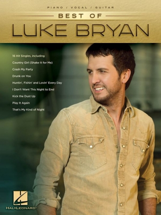 Best of Luke Bryan Piano, Vocal and Guitar Buch