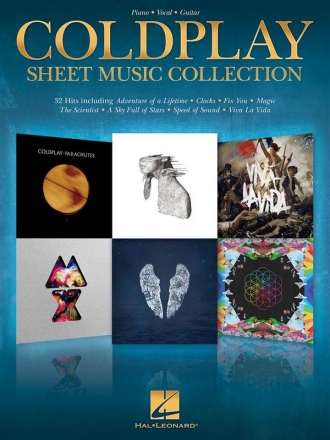 Coldplay: Sheet Music Collection piano/vocal/guitar Songbook