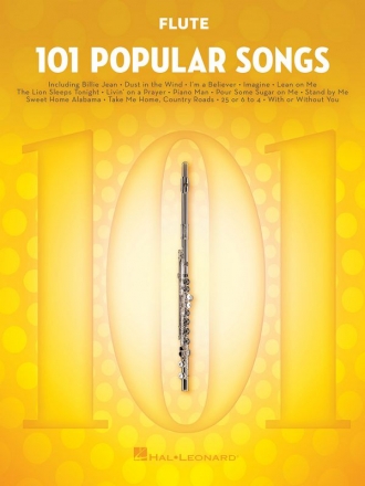 101 popular Songs: for flute