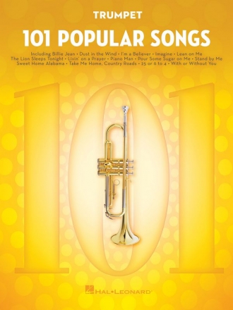 101 popular Songs: for trumpet