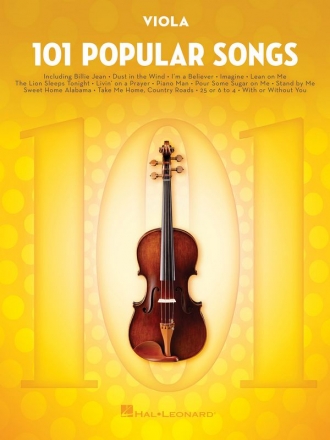 101 Popular Songs: for viola