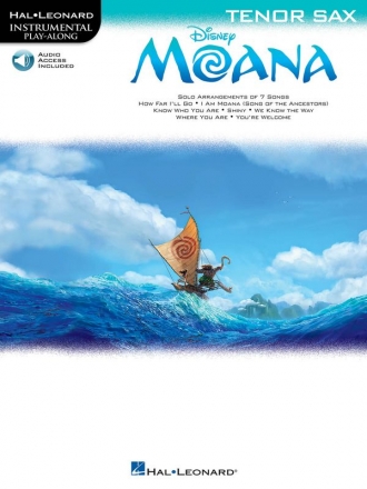 Moana (+Online Audio) for tenor saxophone