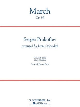 March op. 99 for concert band score