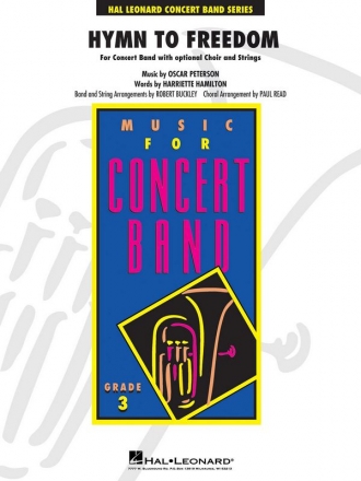 HL04005114 Hymn to Freedom: for concert band score and parts