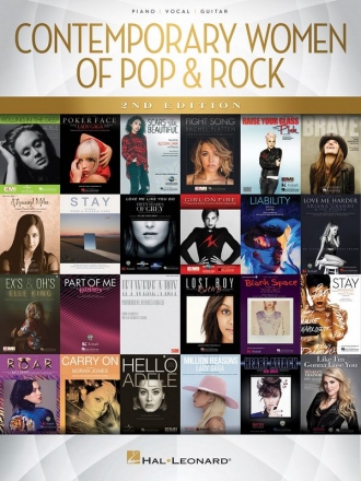 Contemporary Women of Pop & Rock songbook piano/vocal/guitar