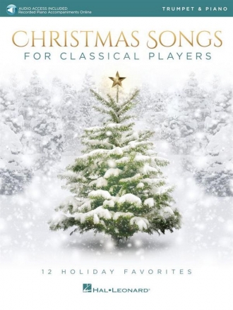 Christmas Songs for Classical Players (+Online Audio) for trumpet and piano