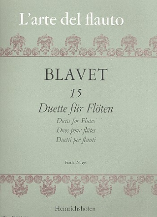 15 Duette f�r 2 Fl�ten Spielpartitur