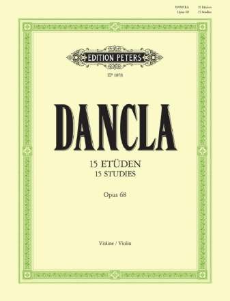 15 Et�den op.68 f�r Violine solo mit Begleitung einer zweiten Violine Stimmen