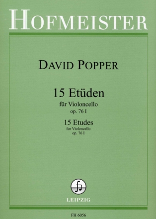 15 Et�den op.76,1 f�r Violoncello