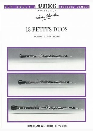 15 petits duos d'auteurs classiques pour hautbois et cor anglais partition