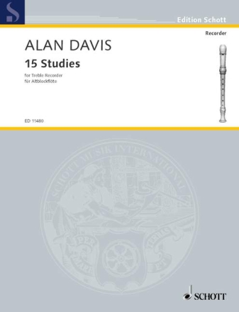 15 studies for alto recorder