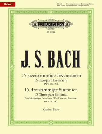 15 zweistimmige Inventionen und 15 dreistimmige Sinfonien f�r Klavier