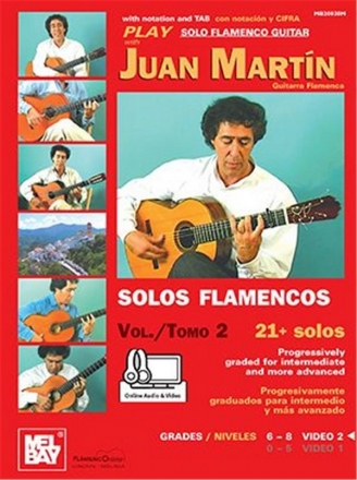 Play Solo Flamenco Guitar with Juan Martin vol.2 (+Online Audio) para guitara/tab