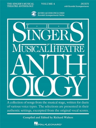 Singer's Musical Theatre Anthology: Duets Volume 4 Vocal Book & Audio-Online