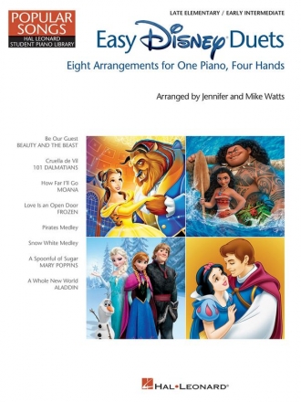Easy Disney Duets: for  piano 4 hands