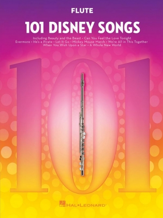 101 Disney Songs: for flute