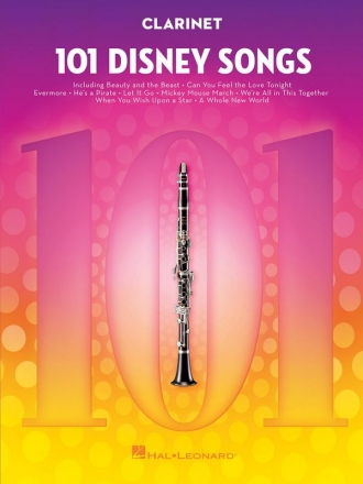 101 Disney Songs: for clarinet