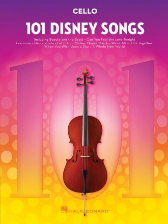 101 Disney Songs: for cello