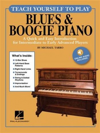 Teach yourself to play Blues and Boogie Piano (+Online Audio) for piano