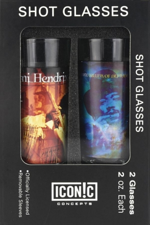Jimi Hendrix 2-Piece Shot Glass Set  Glas