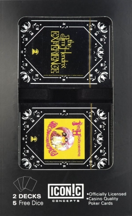 Jimi Hendrix Double Deck Playing Card Set w. Dice  Spielkarten