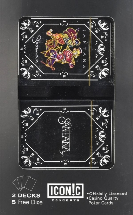 Santana Double Deck Playing Card Set with Dice  Spielkarten