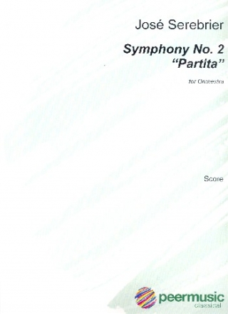 Symphony no.2 for orchestra score
