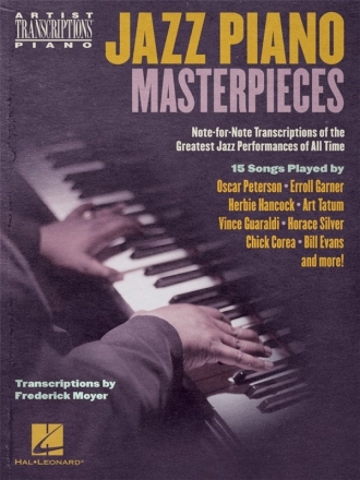 Jazz Piano Masterpieces - Note-for-Note Transcript for piano