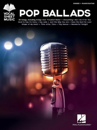 Pop Ballads Vocal and Piano/Guitar Book