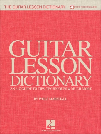 HL00258100 The Guitar Lesson Dictionary (+Online Audio Access)