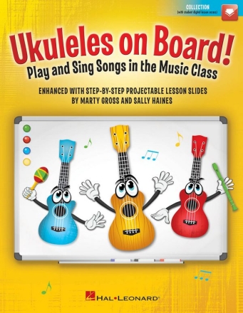 Marty Gross_Sally Haines, Ukuleles on Board! Ukulele Buch + Online-Audio